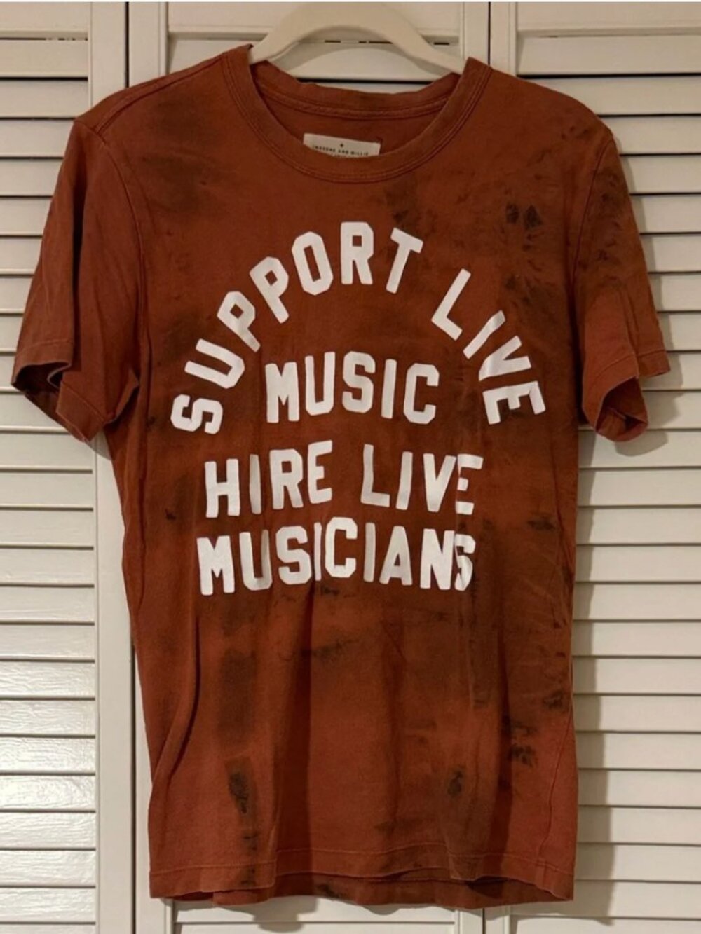 Imogene + Willie Support Live Music Tee Small